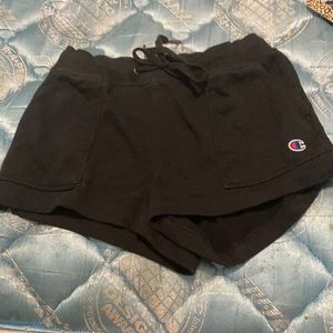 Champion, size SM, black.